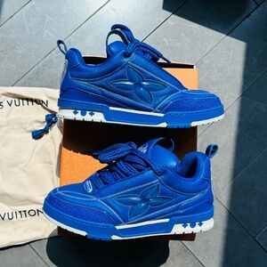 *1854 LIMITED EDITION* Louis Vuitton Blue Skate Sneaker • US 12½ - 13
